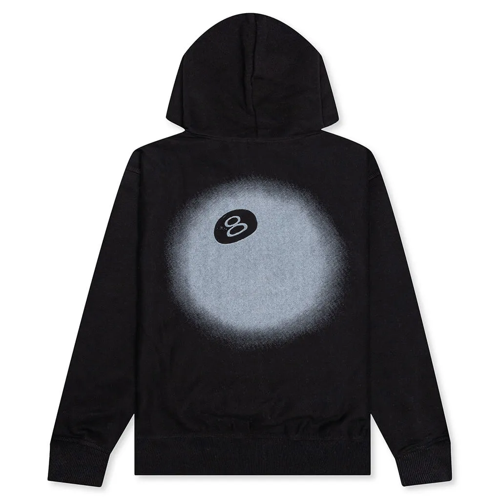 8 Ball Fade Hoodie - Black