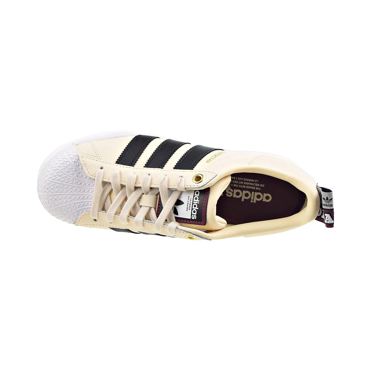 Adidas Superstar Bold Women's Shoes Wonder White-Core Black-Victory Crimson