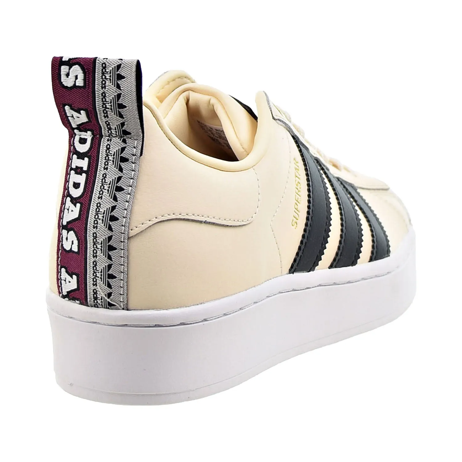 Adidas Superstar Bold Women's Shoes Wonder White-Core Black-Victory Crimson