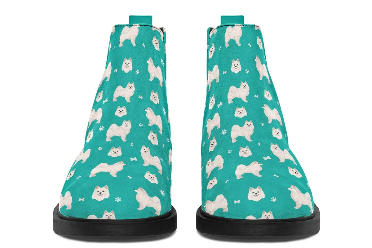 American Eskimo Pattern Neat Vibe Boots