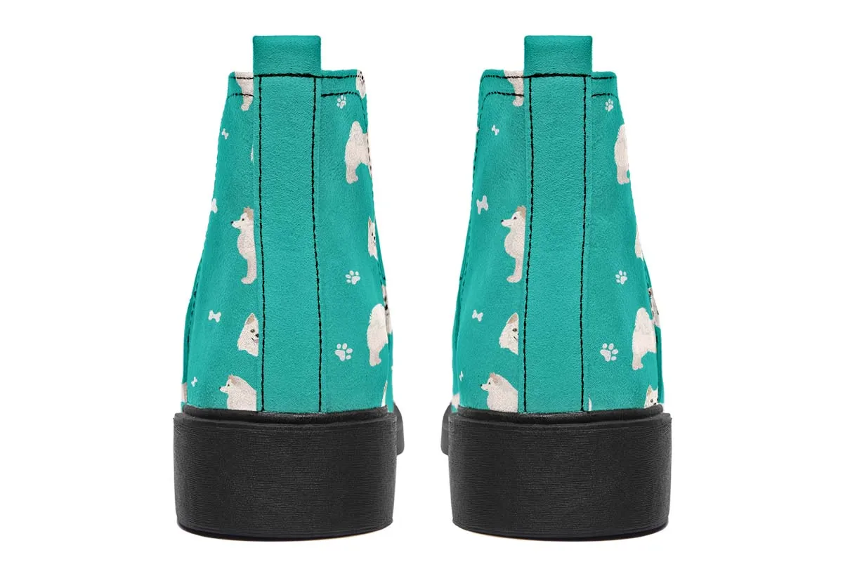 American Eskimo Pattern Neat Vibe Boots