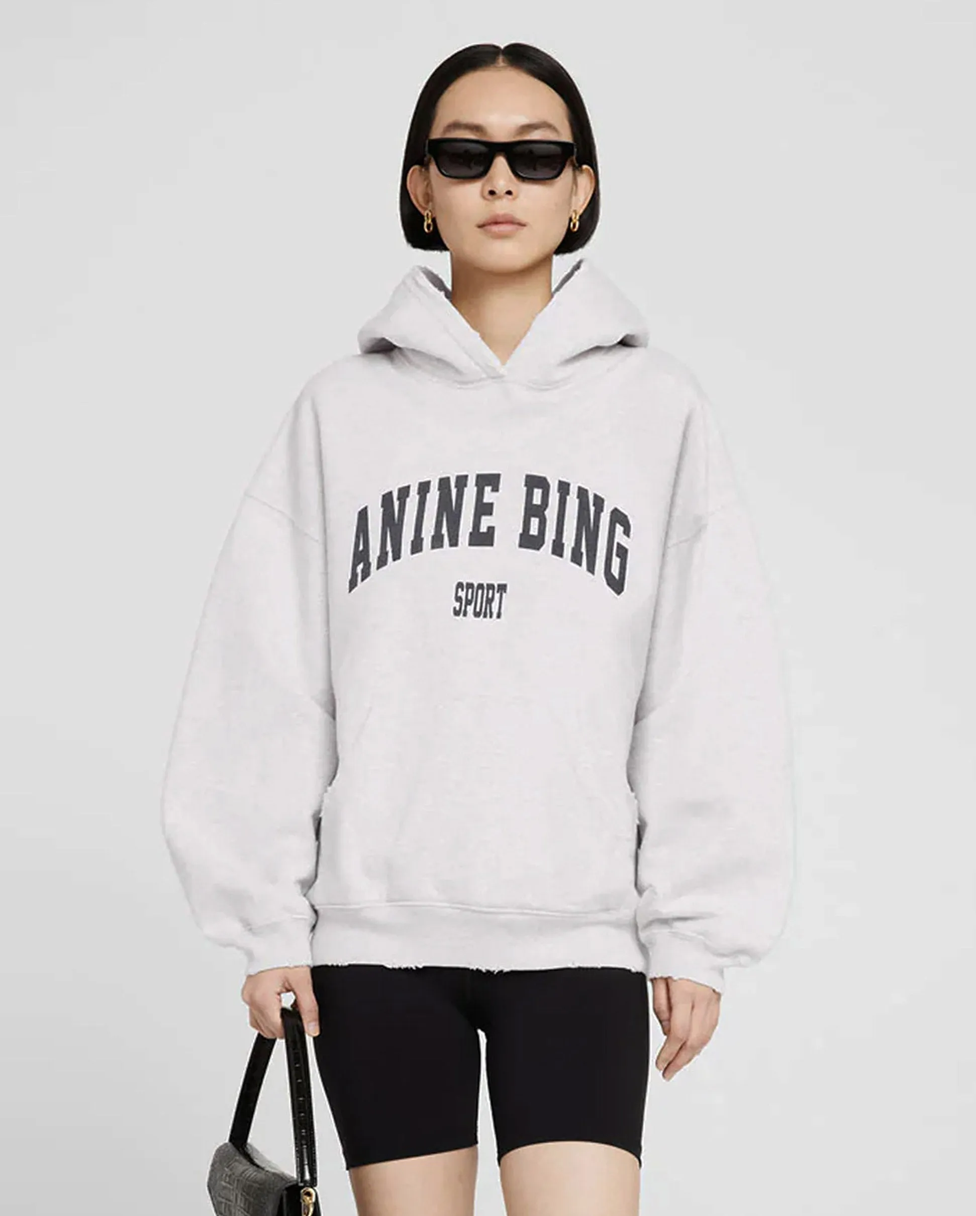 ANINE BING HARVEY SWEATSHIRT / HEATHER GREY