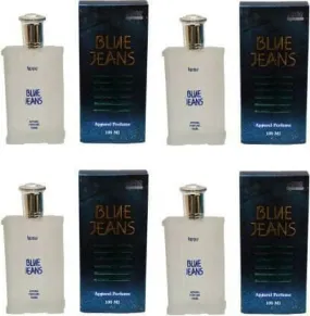 Aone Blue Jeans Perfume For Men 100ML Each (Pack of 4)