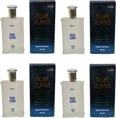 Aone Blue Jeans Perfume For Men 100ML Each (Pack of 4)