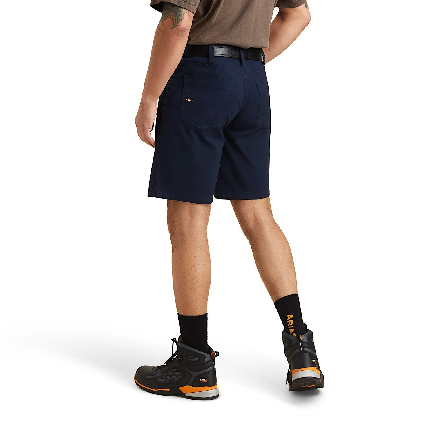 Ariat Mens Rebar DuraStretch Made Tough Short Navy