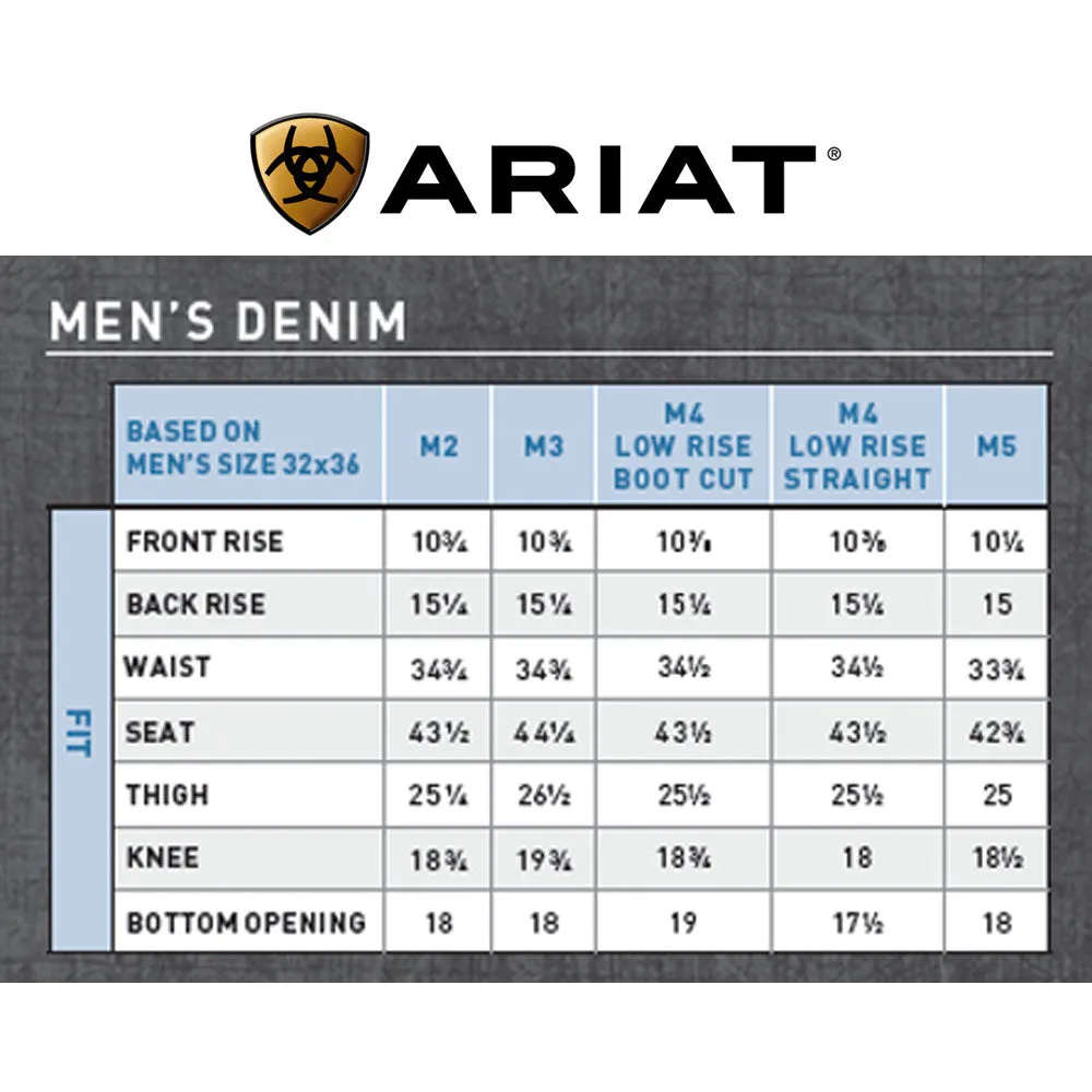 Ariat Rebar M4 Relaxed DuraStretch Basic Boot Cut Jean- Carbine