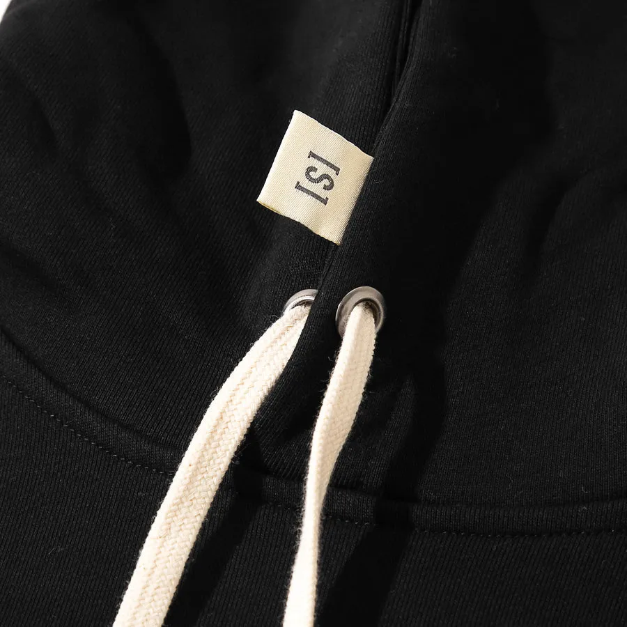 ASUSL CHECKS LOGO HOODIES-BLACK