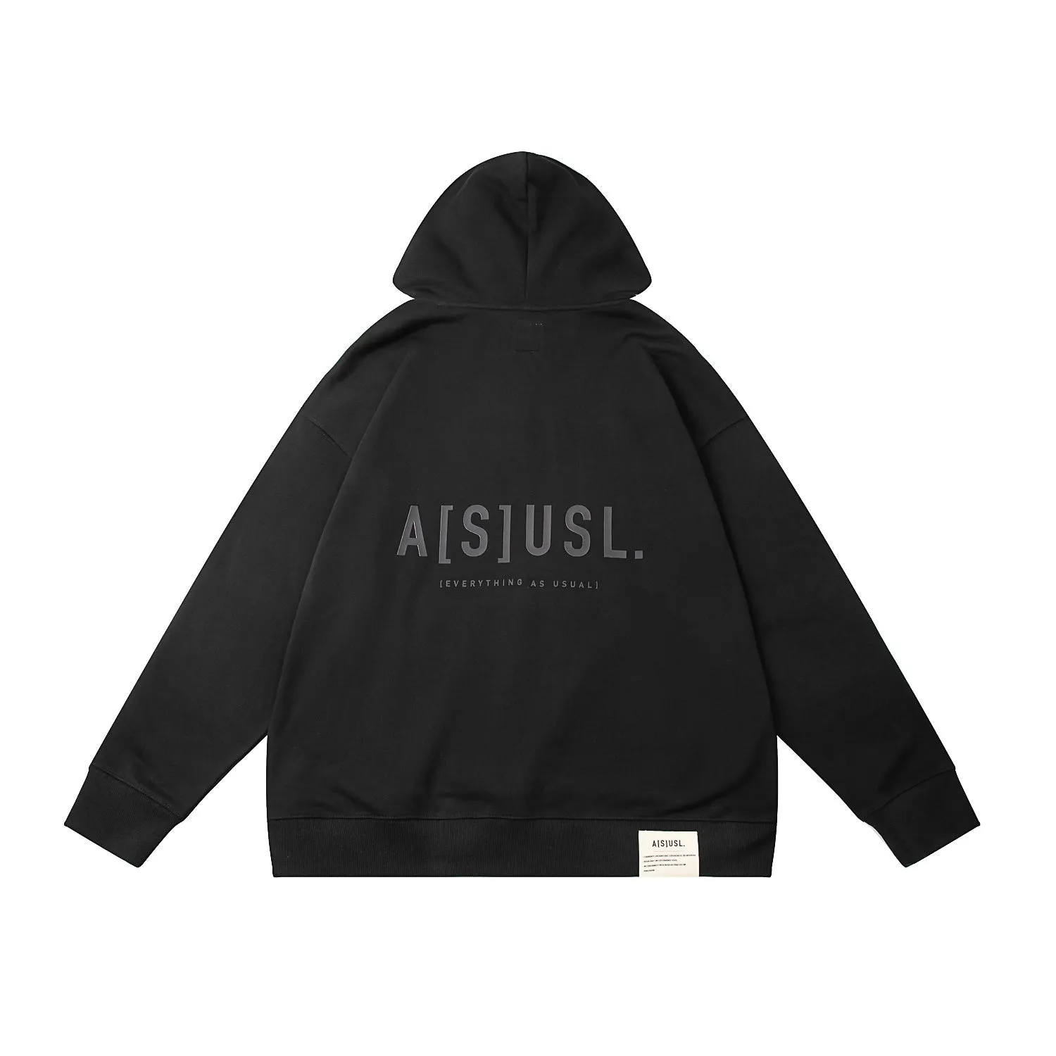 A[S]USL KID'S TONAL LOGO HOODIES-BLACK