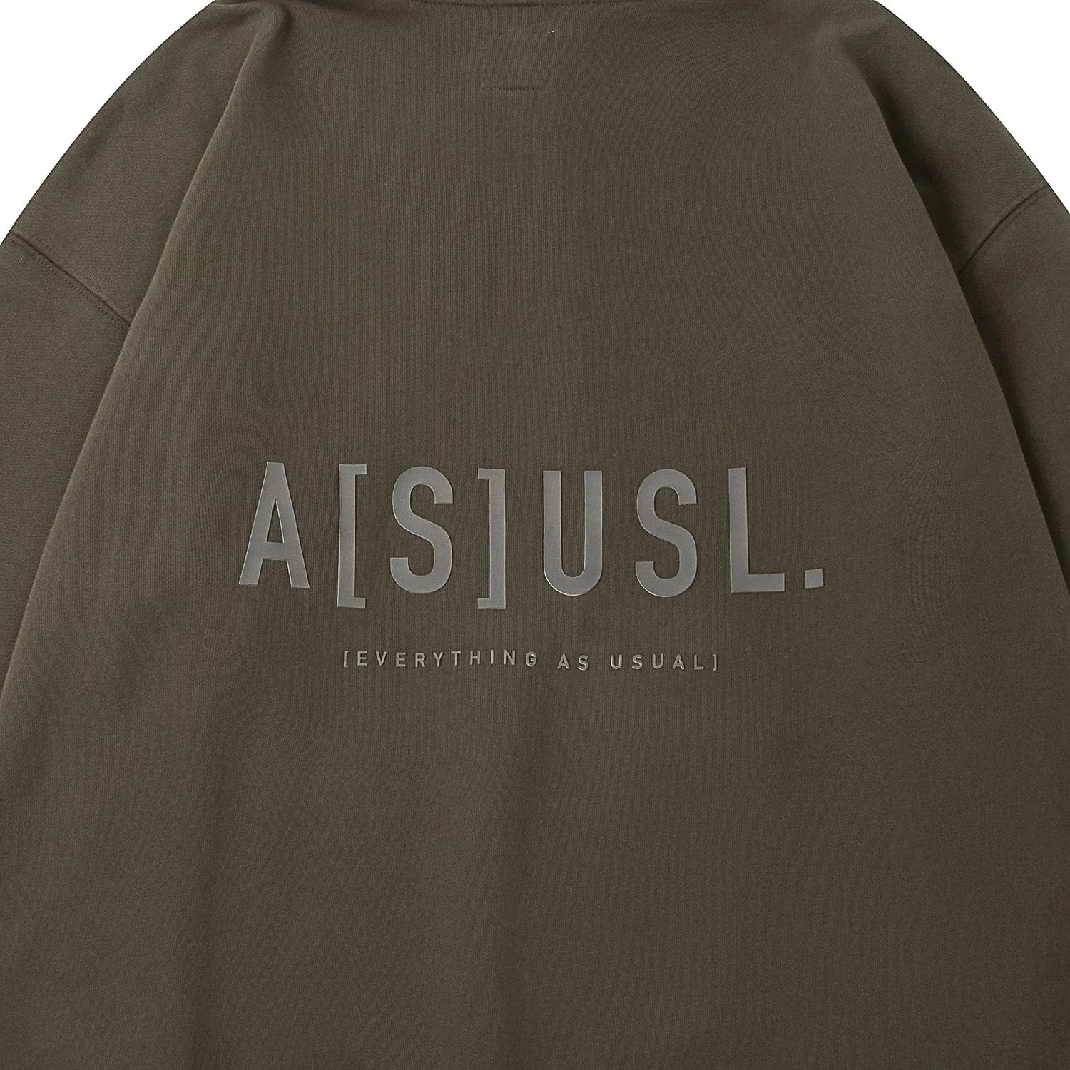 A[S]USL KID'S TONAL LOGO HOODIES-CHARCOAL