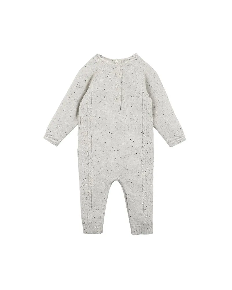 Bebe Blair Cable Knit Romper