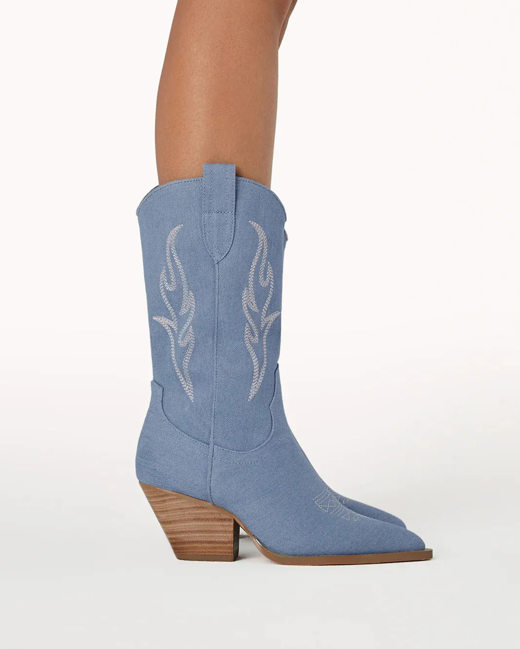 Billini Asha Blue Denim Boots