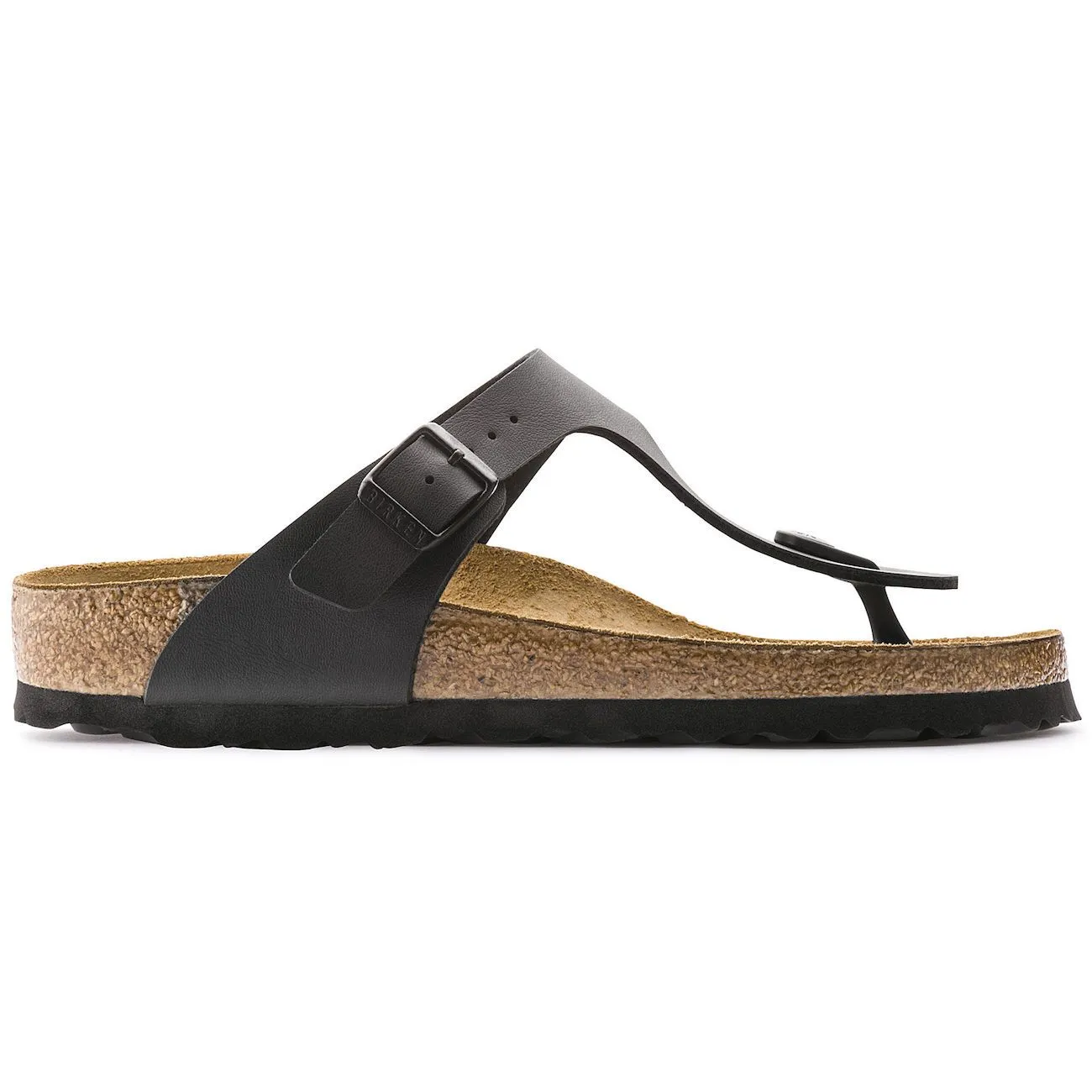 Birkenstock Classic, Gizeh, Narrow Fit, Birko-Flor, Black