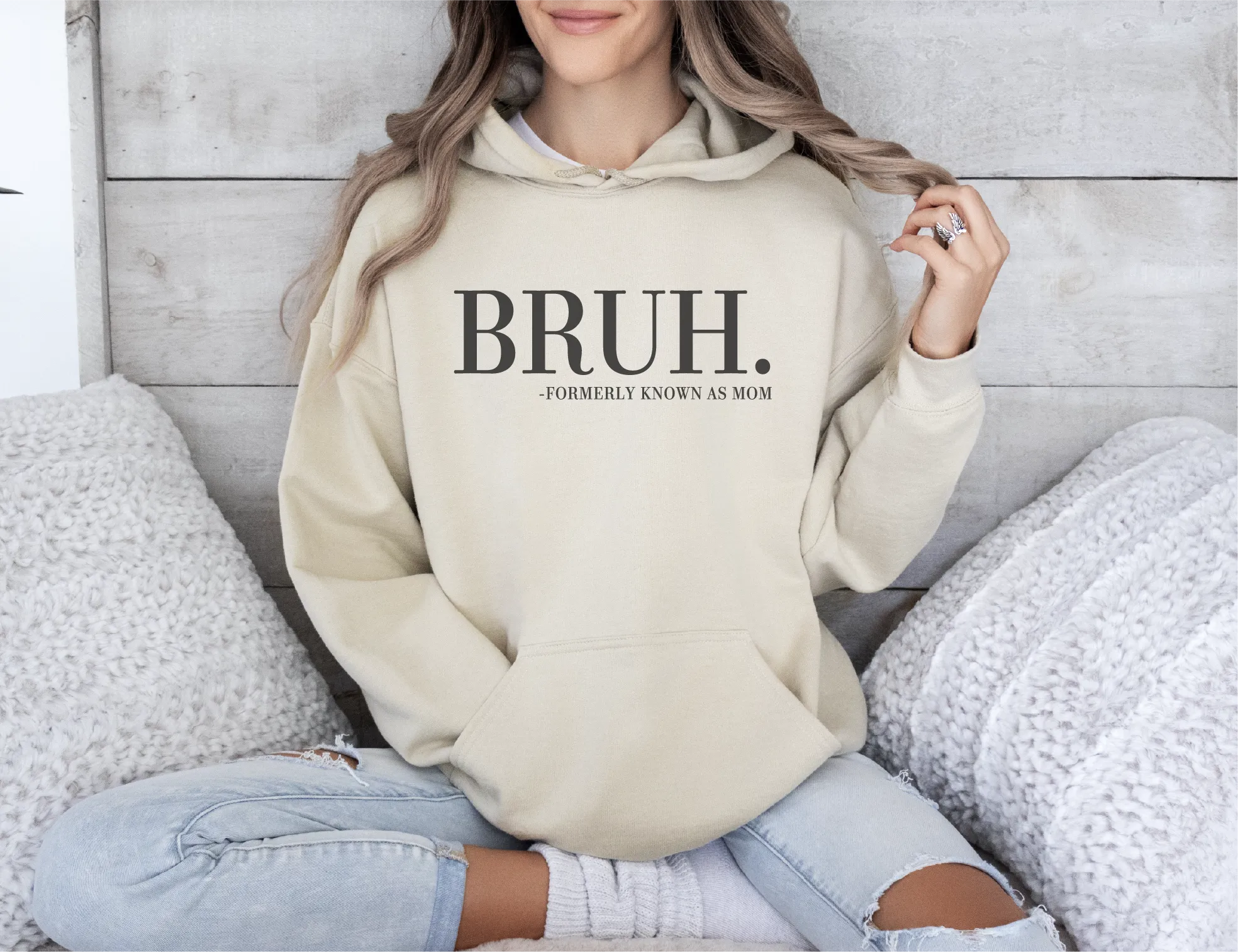 Bruh Formerly Known as Mom Hoodies