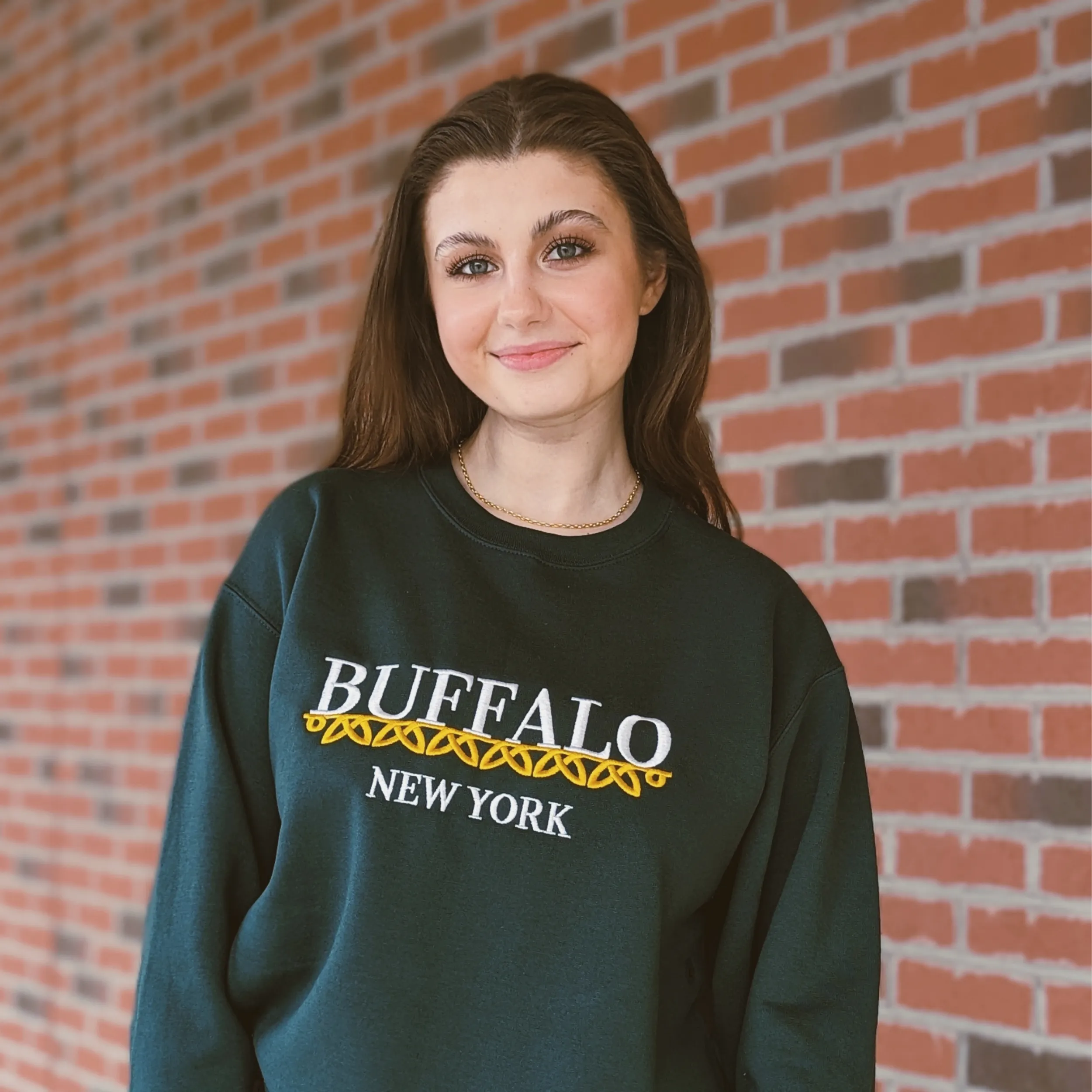 Buffalo Irish Celtic Dark Green Crewneck