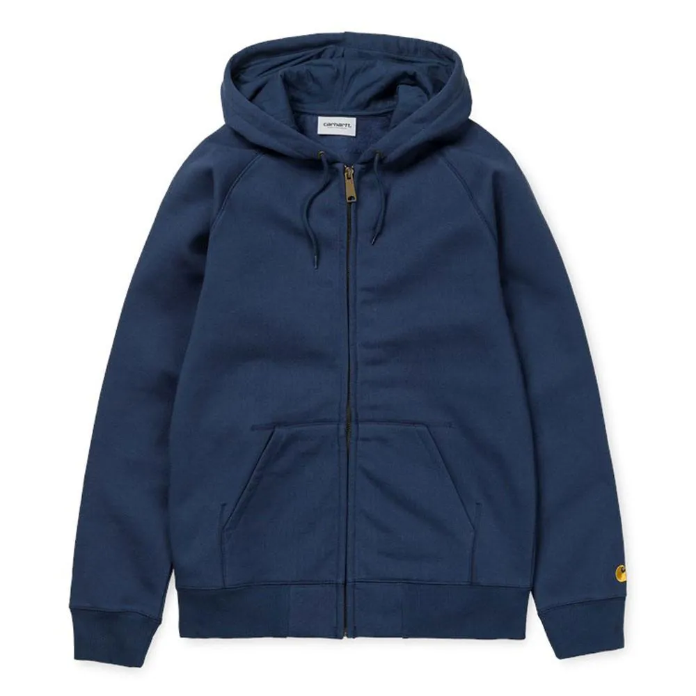 Carhartt WIP Men's Hooded Chase Jacket - Navy/Gold