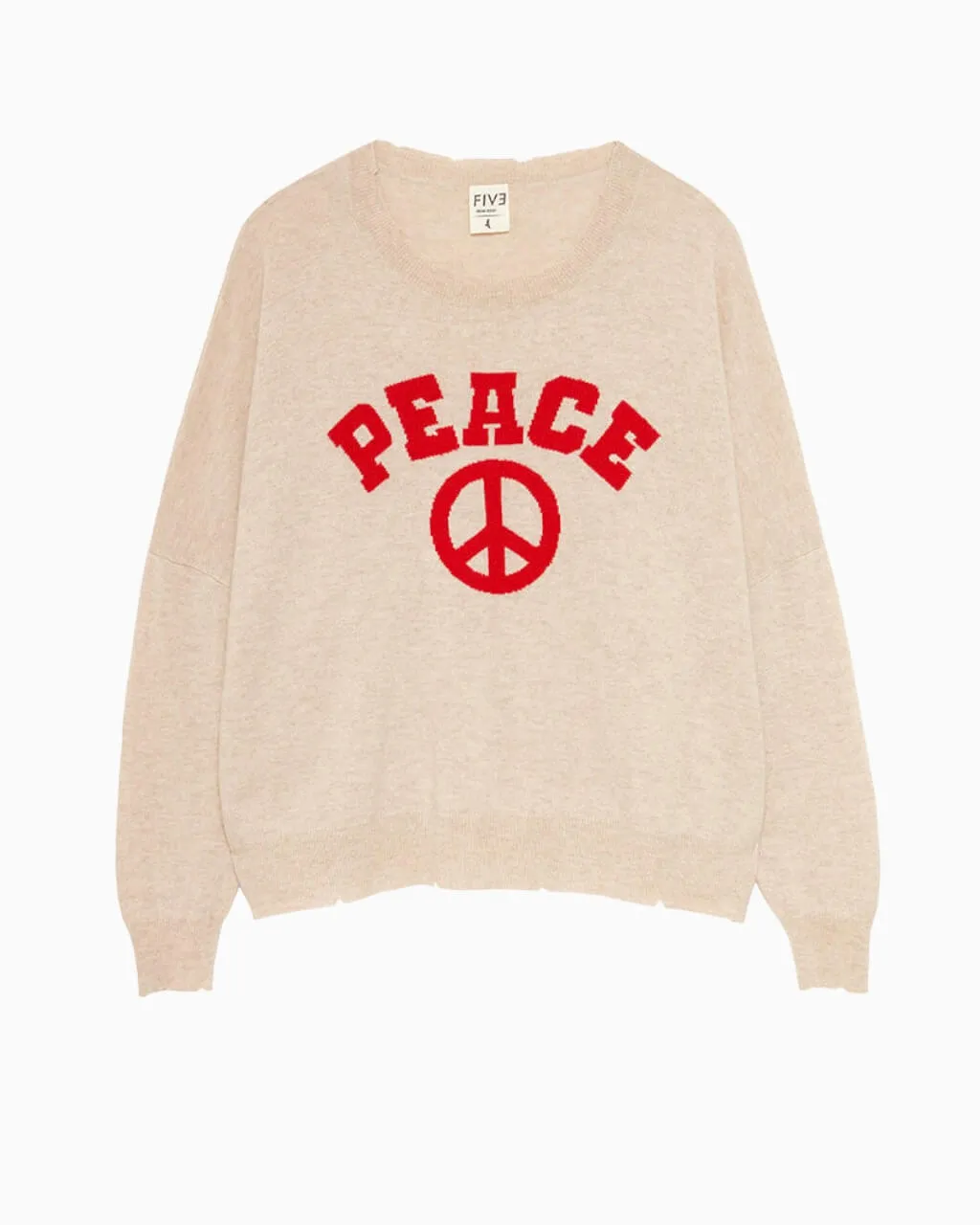 Cashmere Sweater Peace | Sable