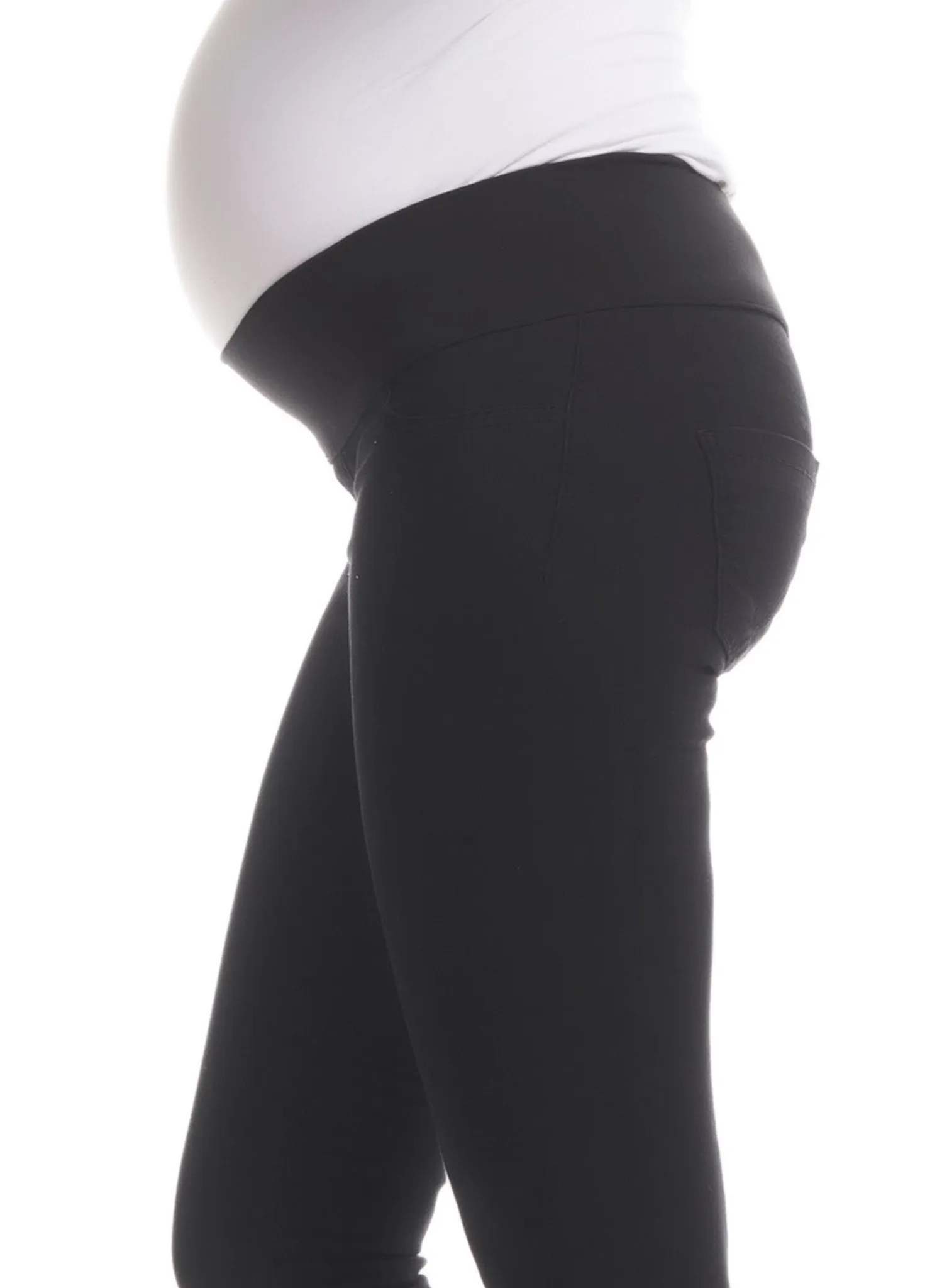 Coco Super Stretch Maternity Denim - Black