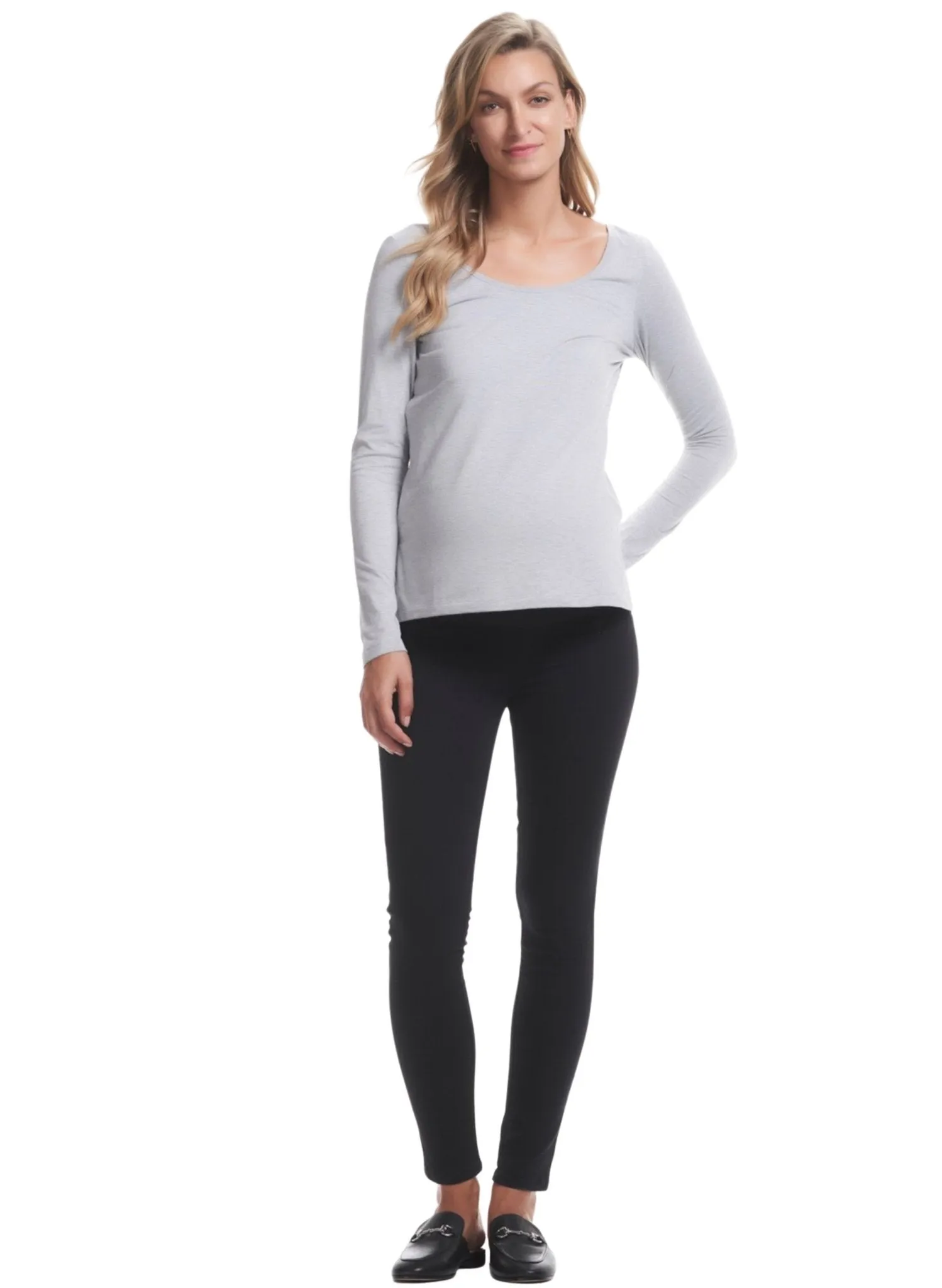 Coco Super Stretch Maternity Denim - Black