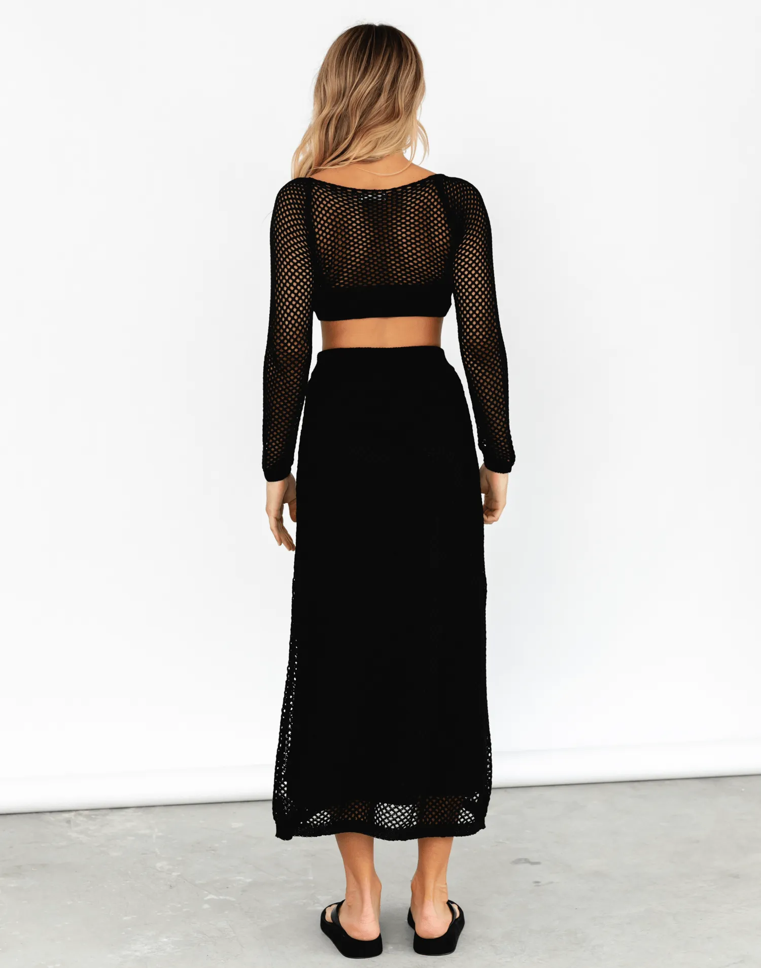 Cyprus Maxi Skirt (Black)