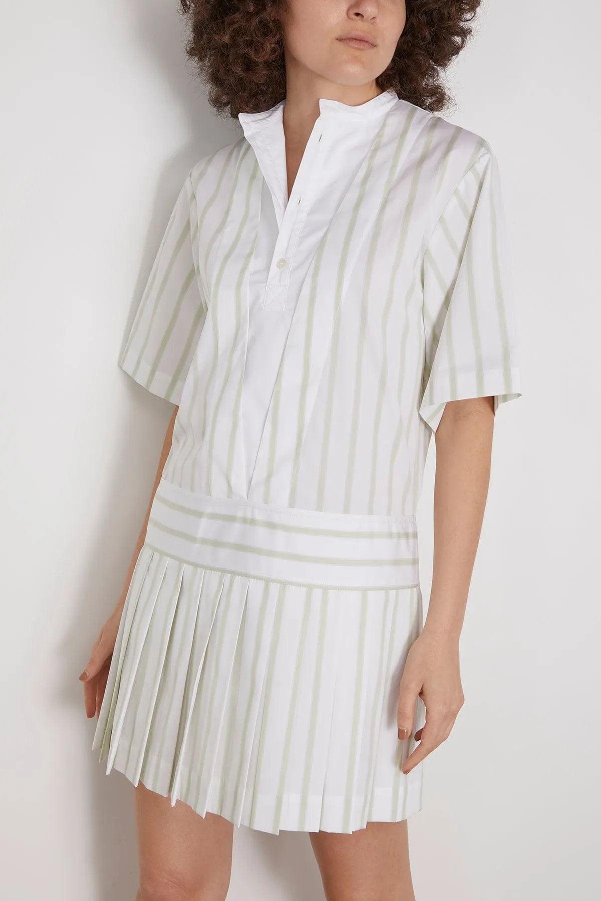 Dress in Peapod Stripe