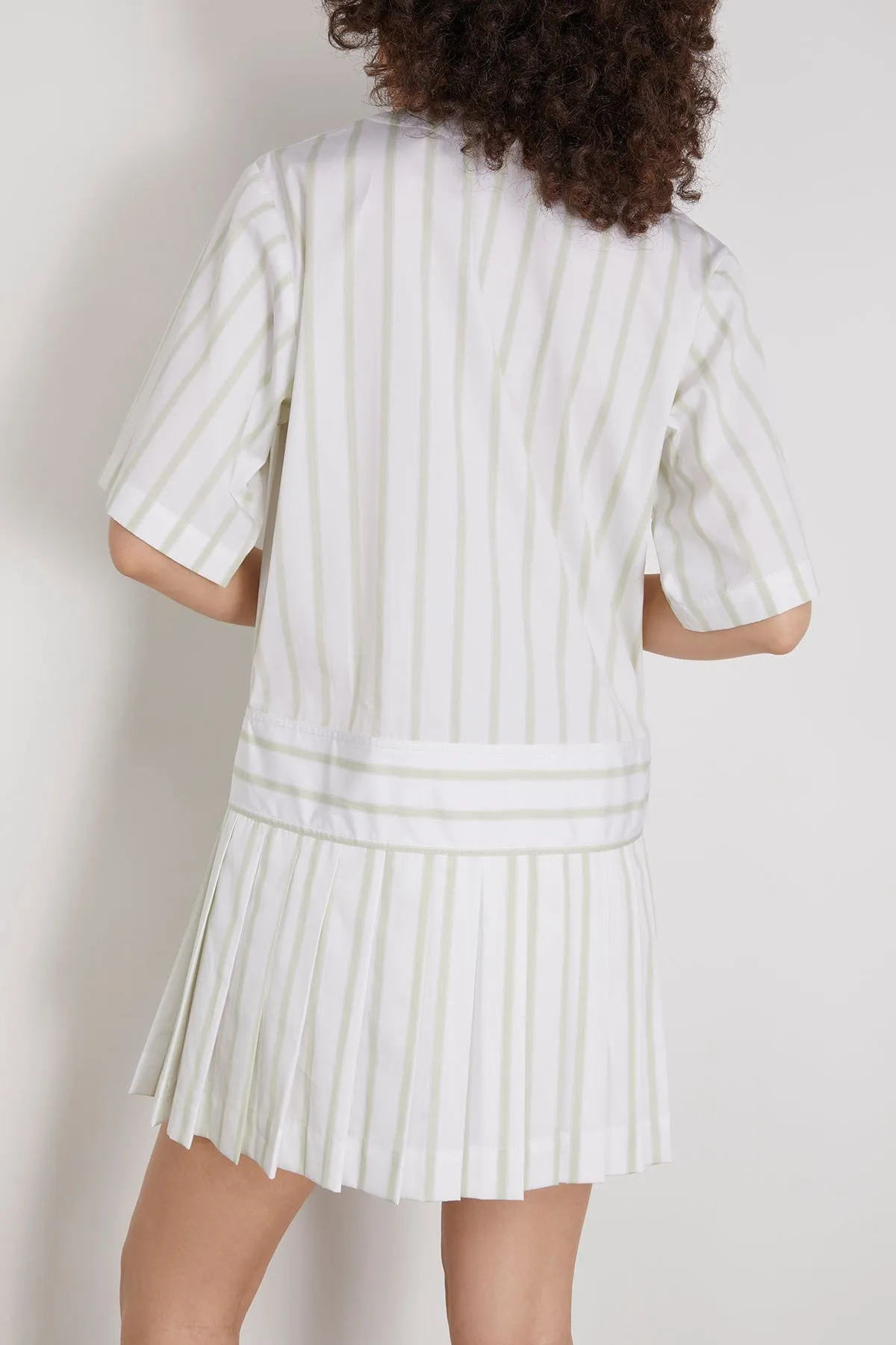 Dress in Peapod Stripe