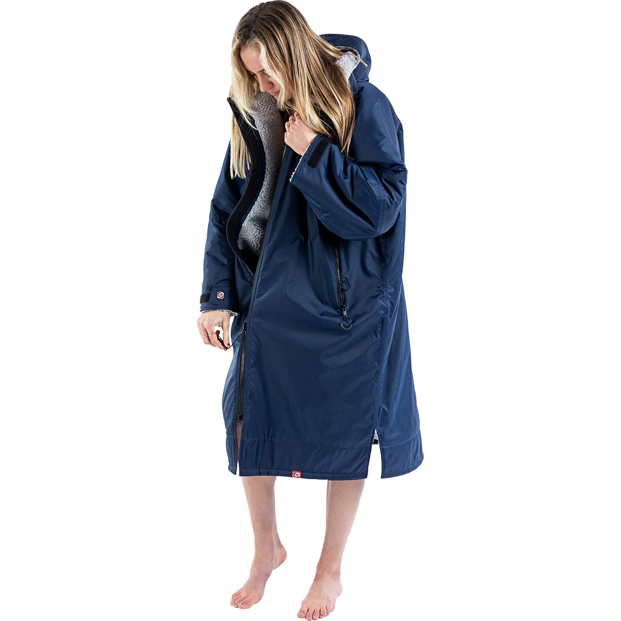 Dryrobe Advance Long Sleeve Changing Robe - Navy