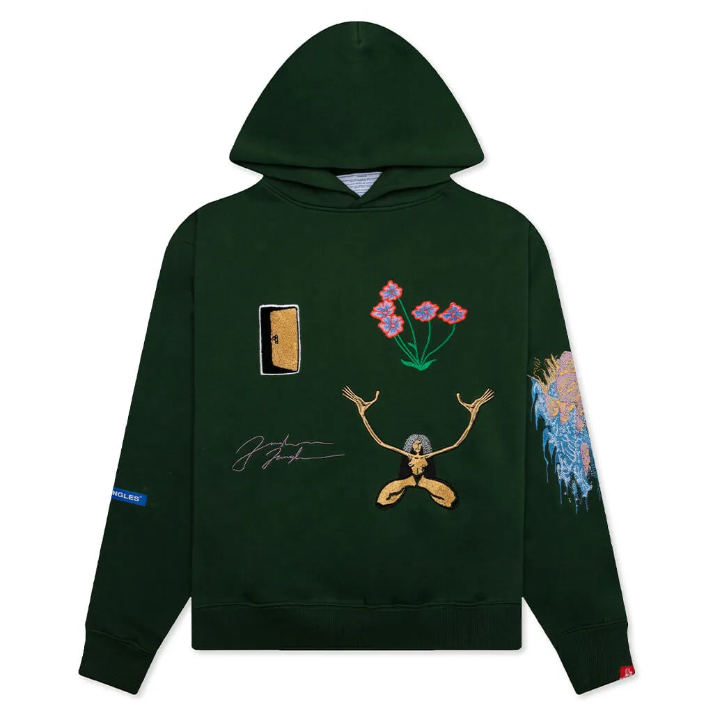 Exit Through The Back Hoodie - Green