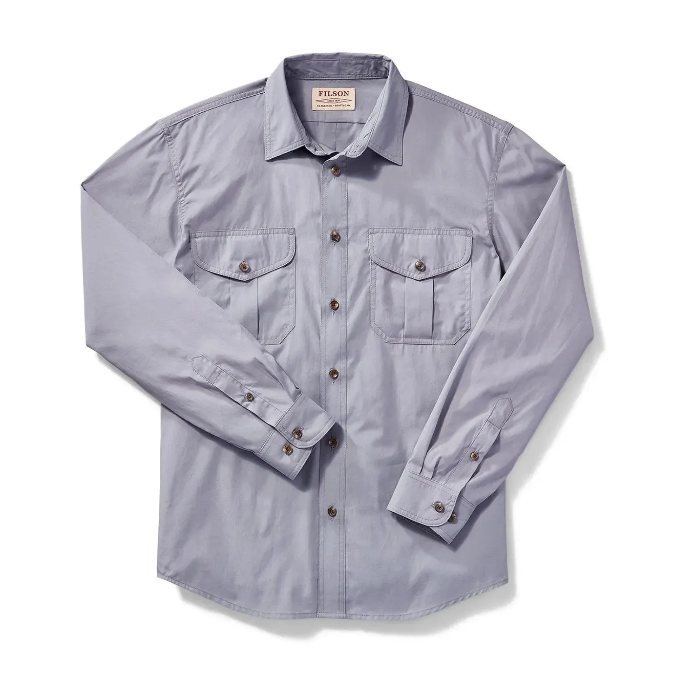 Filson Feather Cloth Shirt Smoke Blue