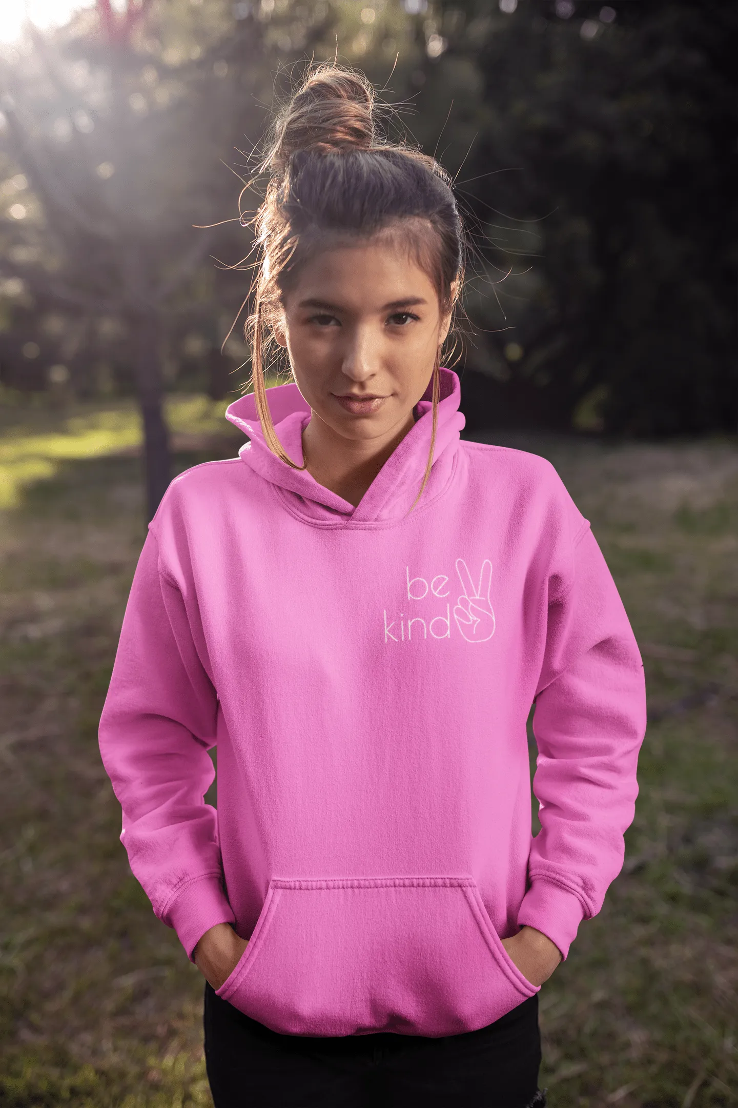 HayMad & Co. Be Kind Pink Hoodie - Support Pink Shirt Day