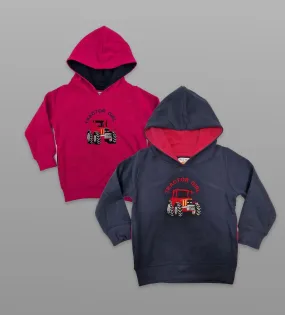 Hazy Blue Roxy Tractor Girl Hoodies