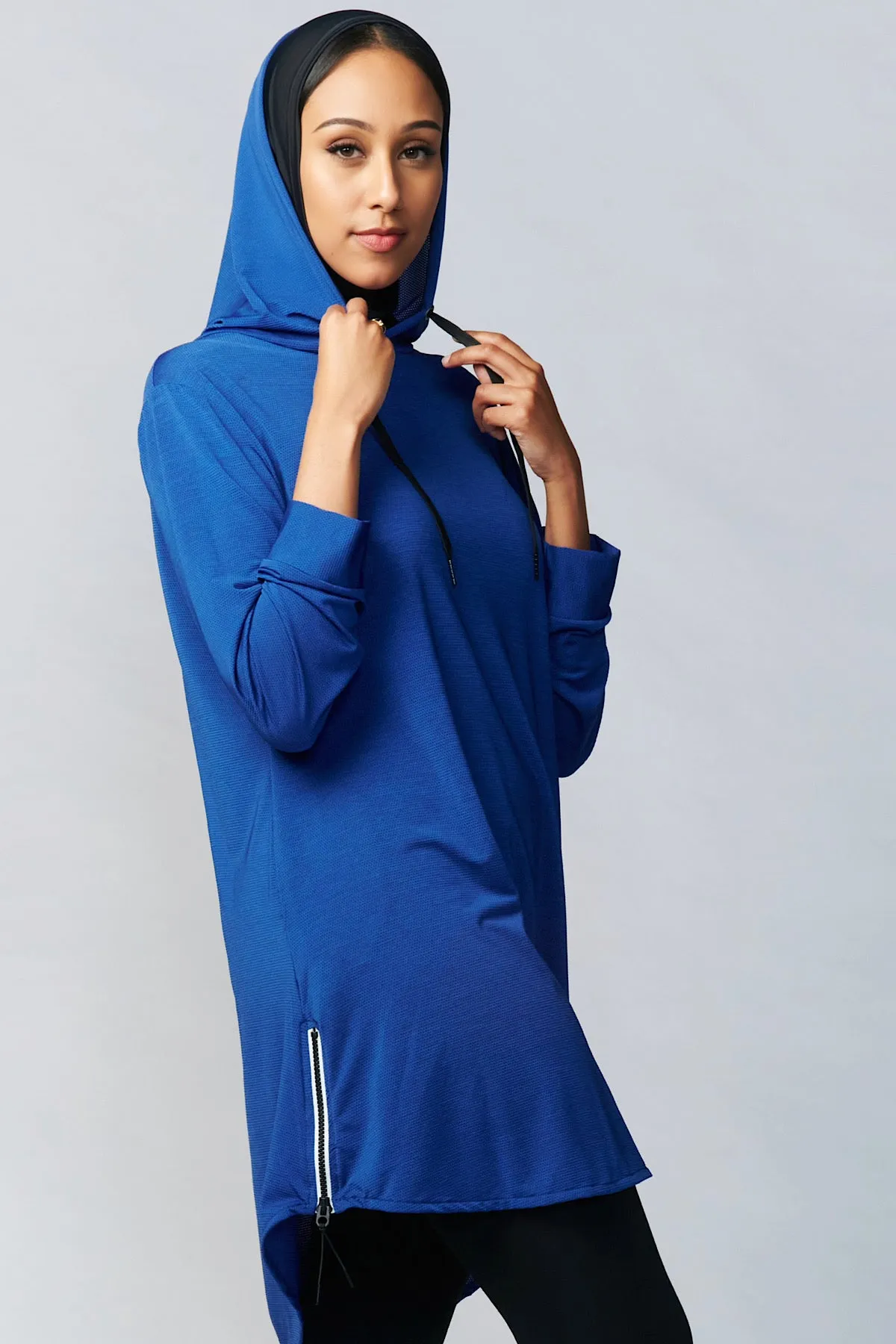 Hooded Fit PRO- Blue