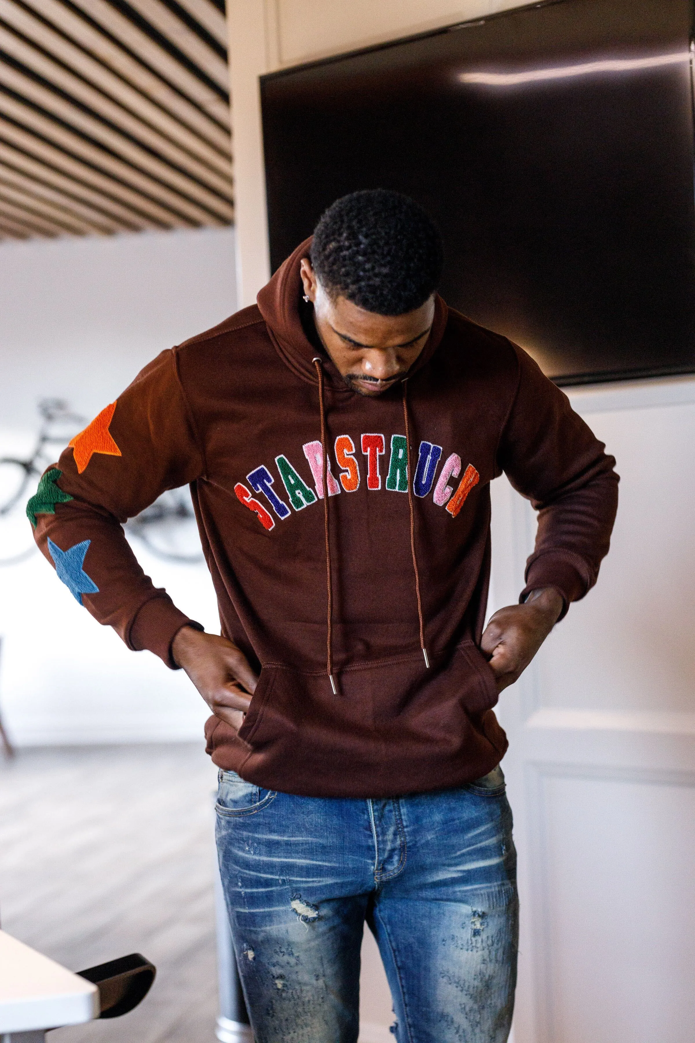 Hoodies - Brown