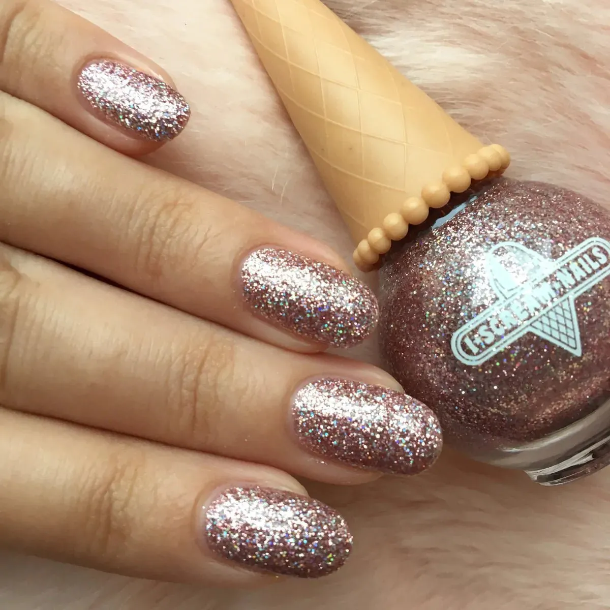 I Scream Nails Sugar Buns Glitter Nail Varnish