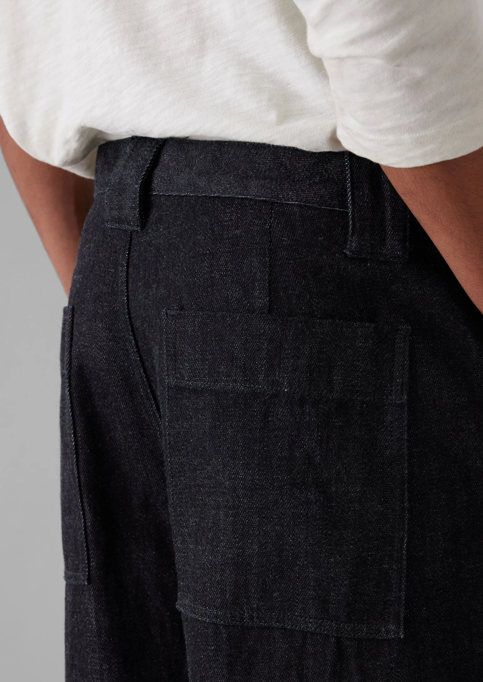 Japanese Cotton Denim Trousers | Indigo