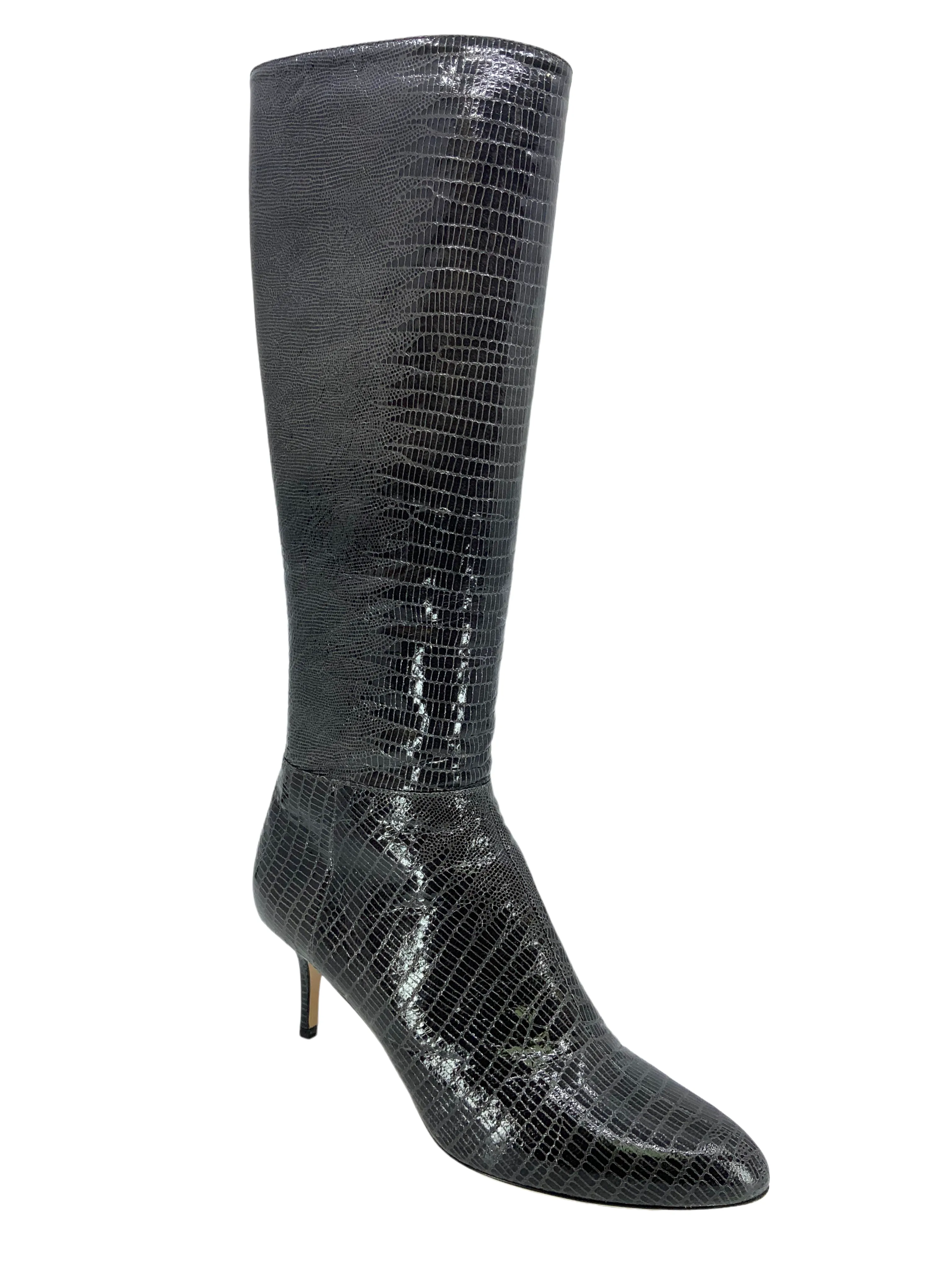 Jimmy Choo Snakeskin Knee-High Boots Size 11