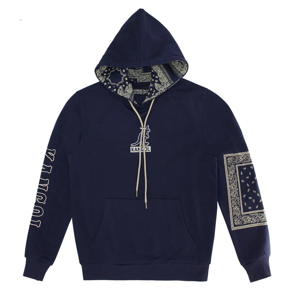 Mens Big and Tall Kangol Boxed Out Paisley Hoodie - Stylish and Comfortable