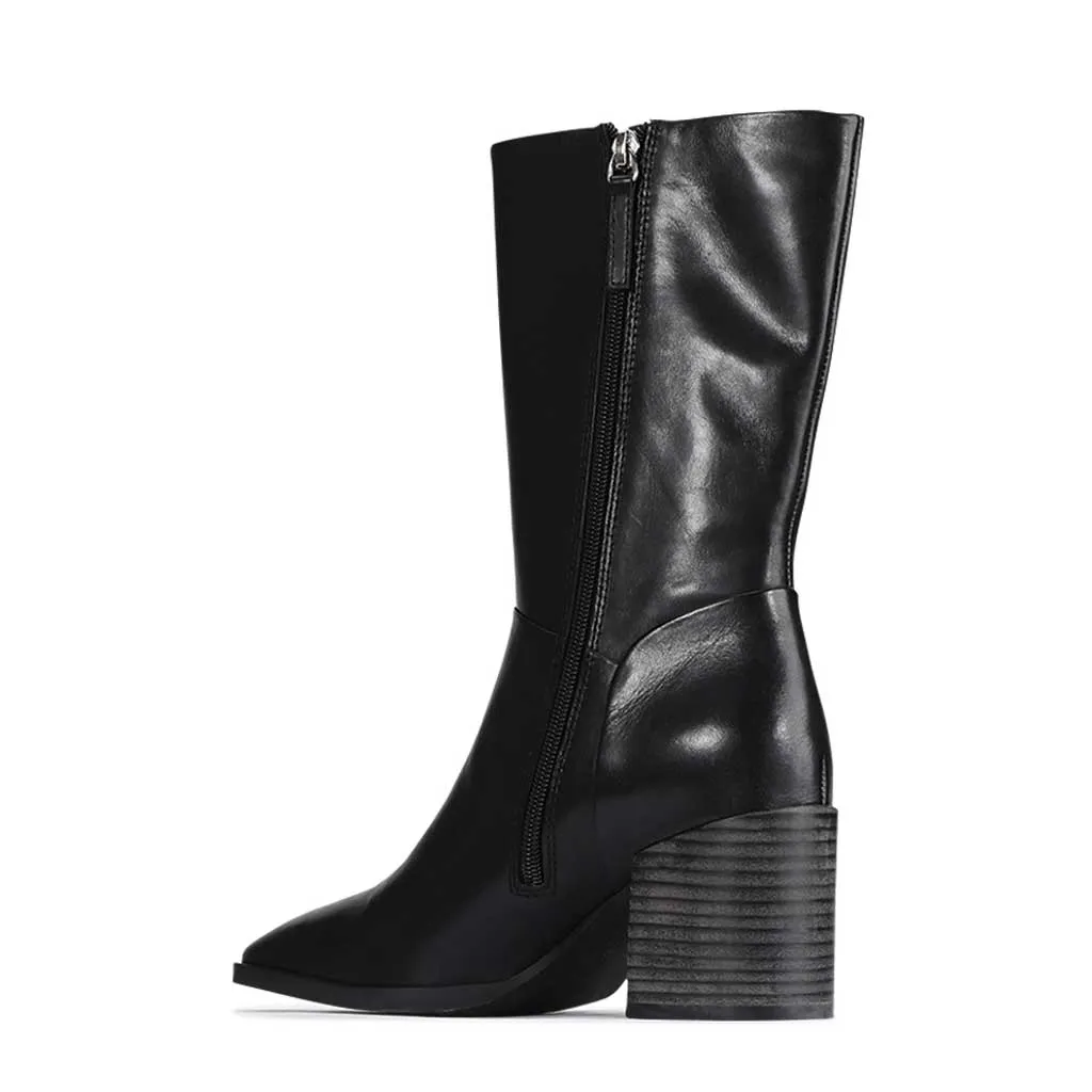 Keomi Mid-Calf Boot (Black)