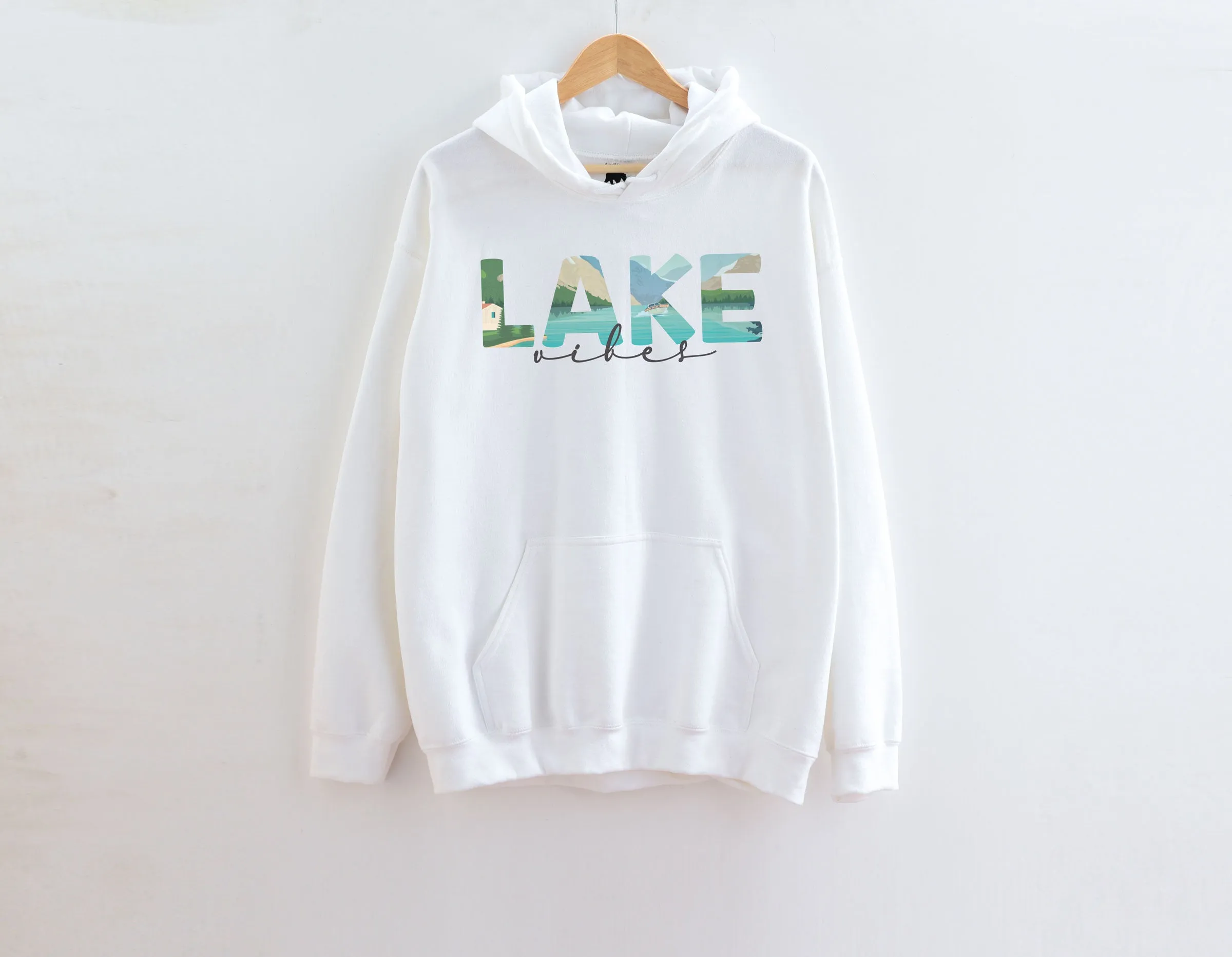 Lake Vibes Adult Hoodies