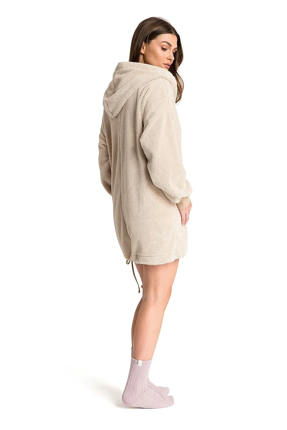 LaLupa Oversized Hoodie Beige