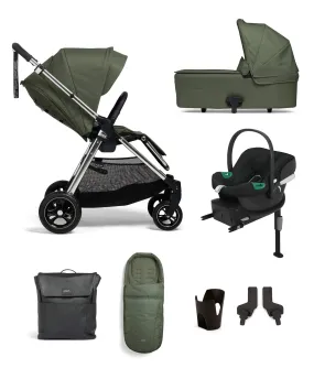 Mamas & Papas Flip XT3, 8Pc Aton B2 Travel System - Juniper