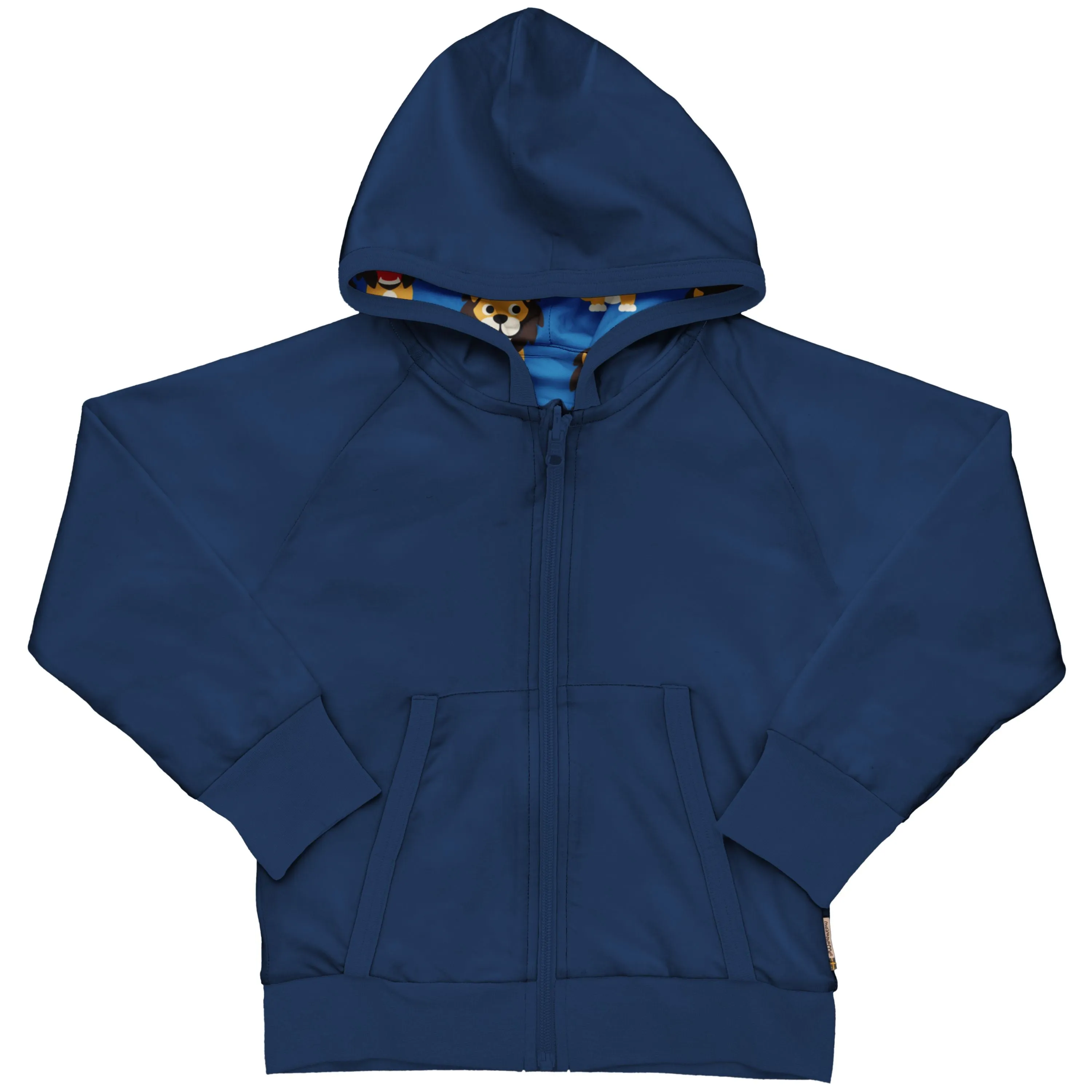 Maxomorra Pick & Mix Lion Reversible Zip Hoodie