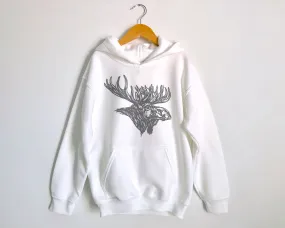 Moose Head Kids Hoodies