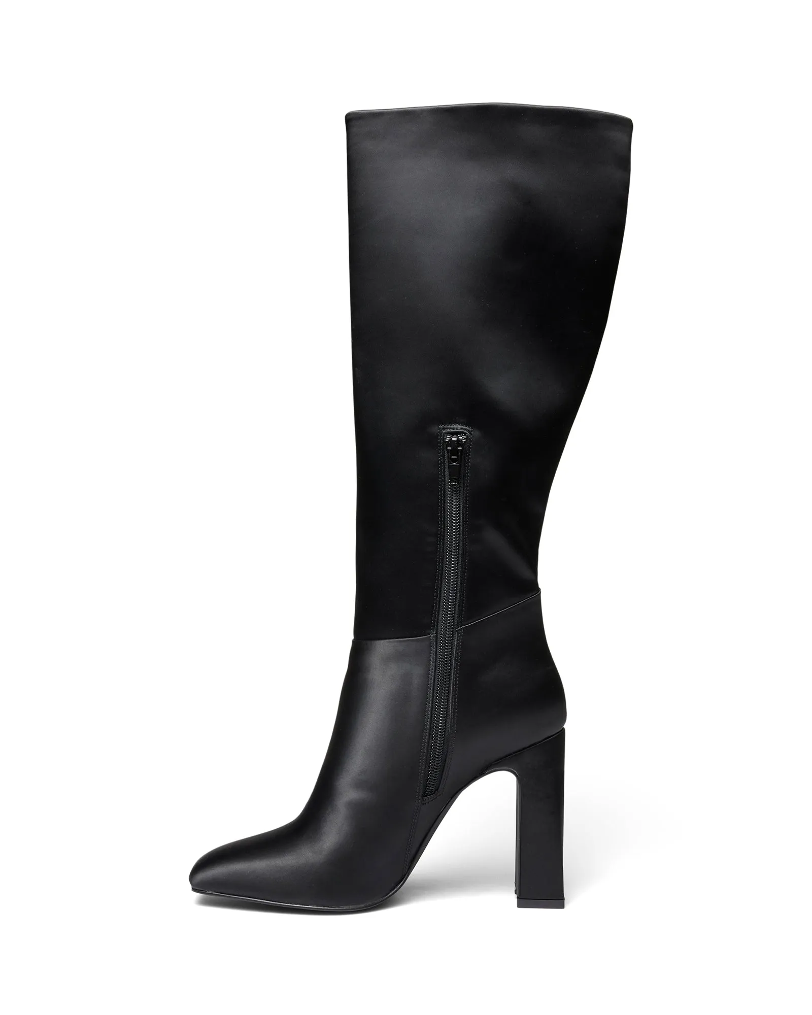 Muse Tall Boot Black Satin