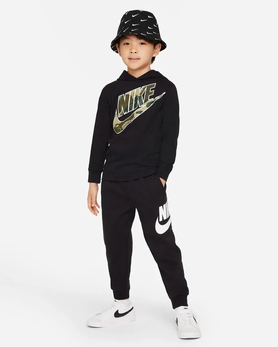 NIKE JUNIOR NSW HBR BLACK TRACKPANTS