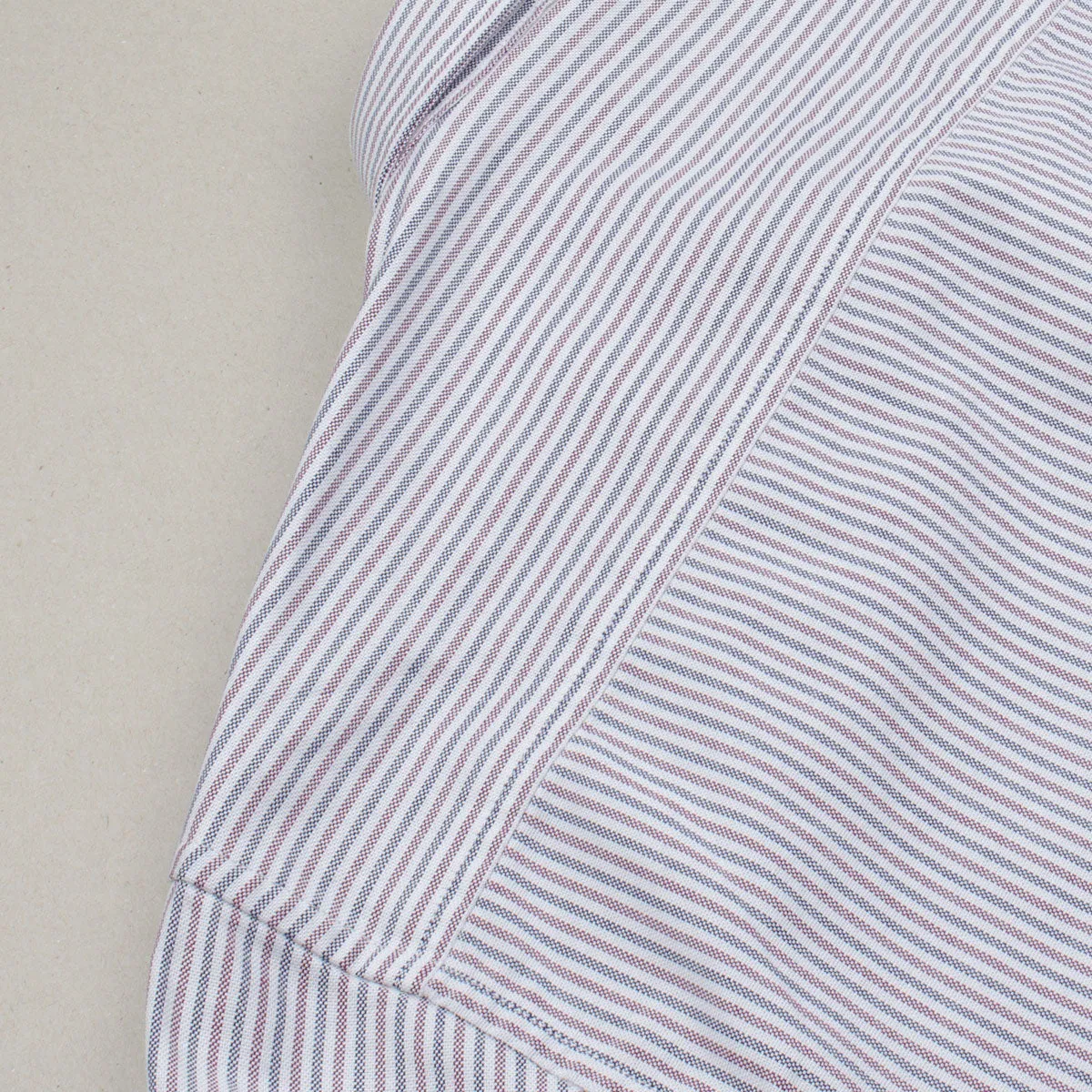 Norse Projects - Anton Oxford Shirt - Eggplant / Dark Navy Stripe