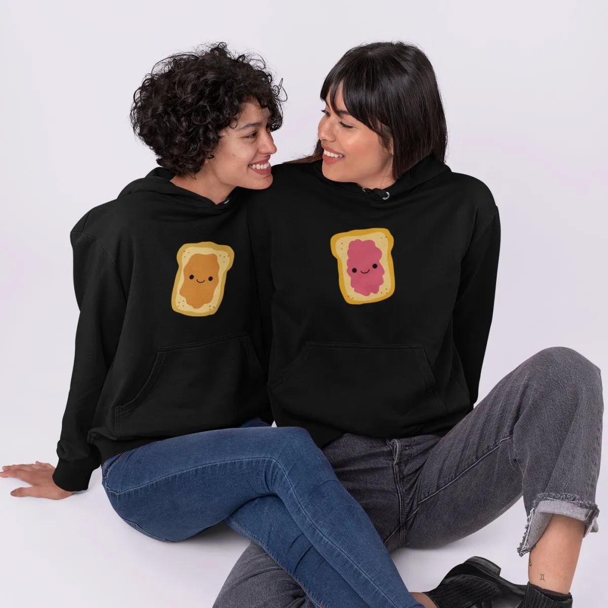 Peanut Butter / Jam Matching Couple Hoodies