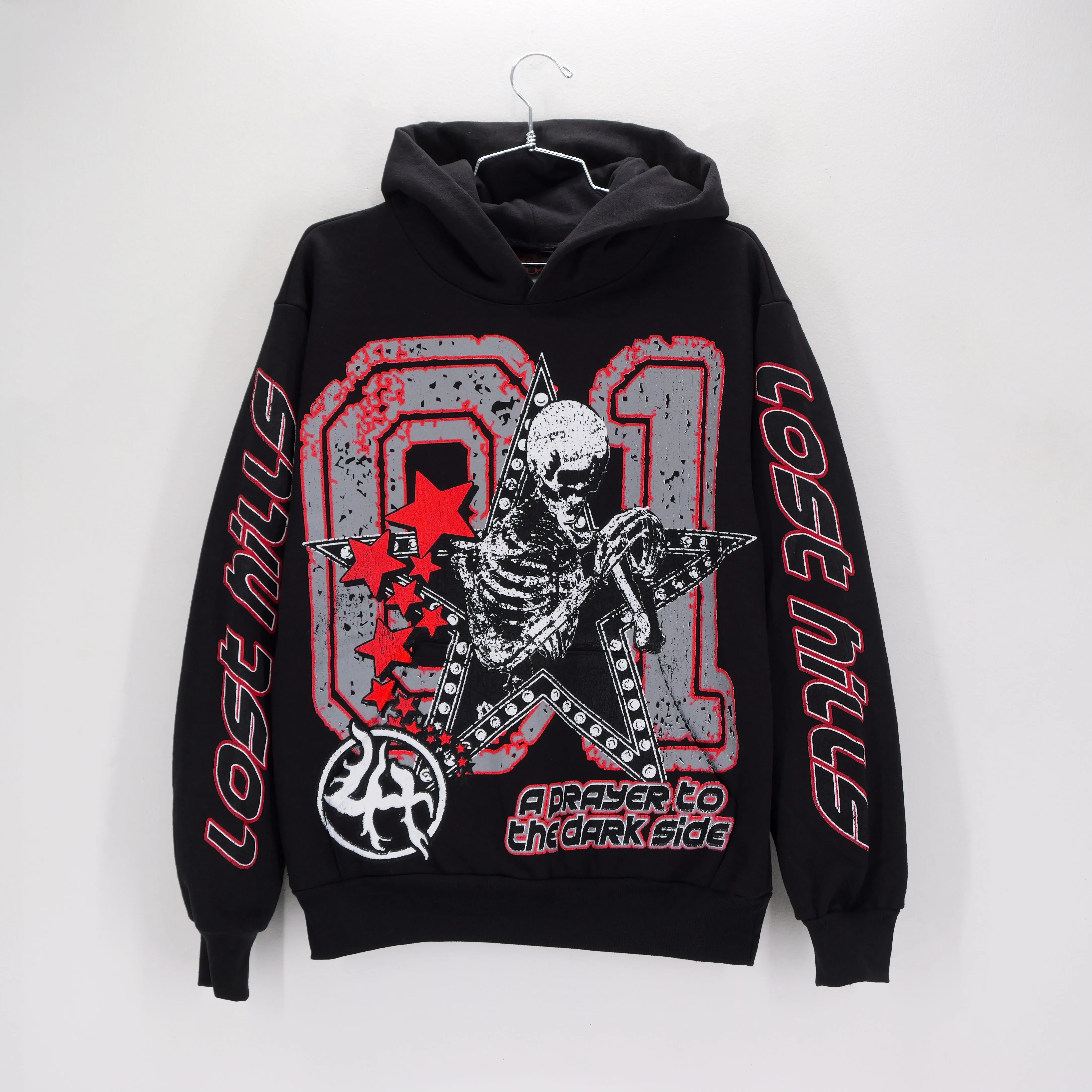 Prayer To The Darkside Hoodie Black/Red