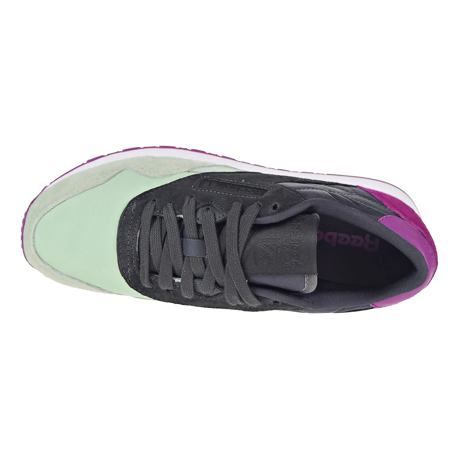 Reebok Classic CL Nylon CB Women's Shoes Sage/Coal/Fuchsia/White