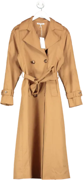 Reformation Brown Holland Trench Khaki UK S