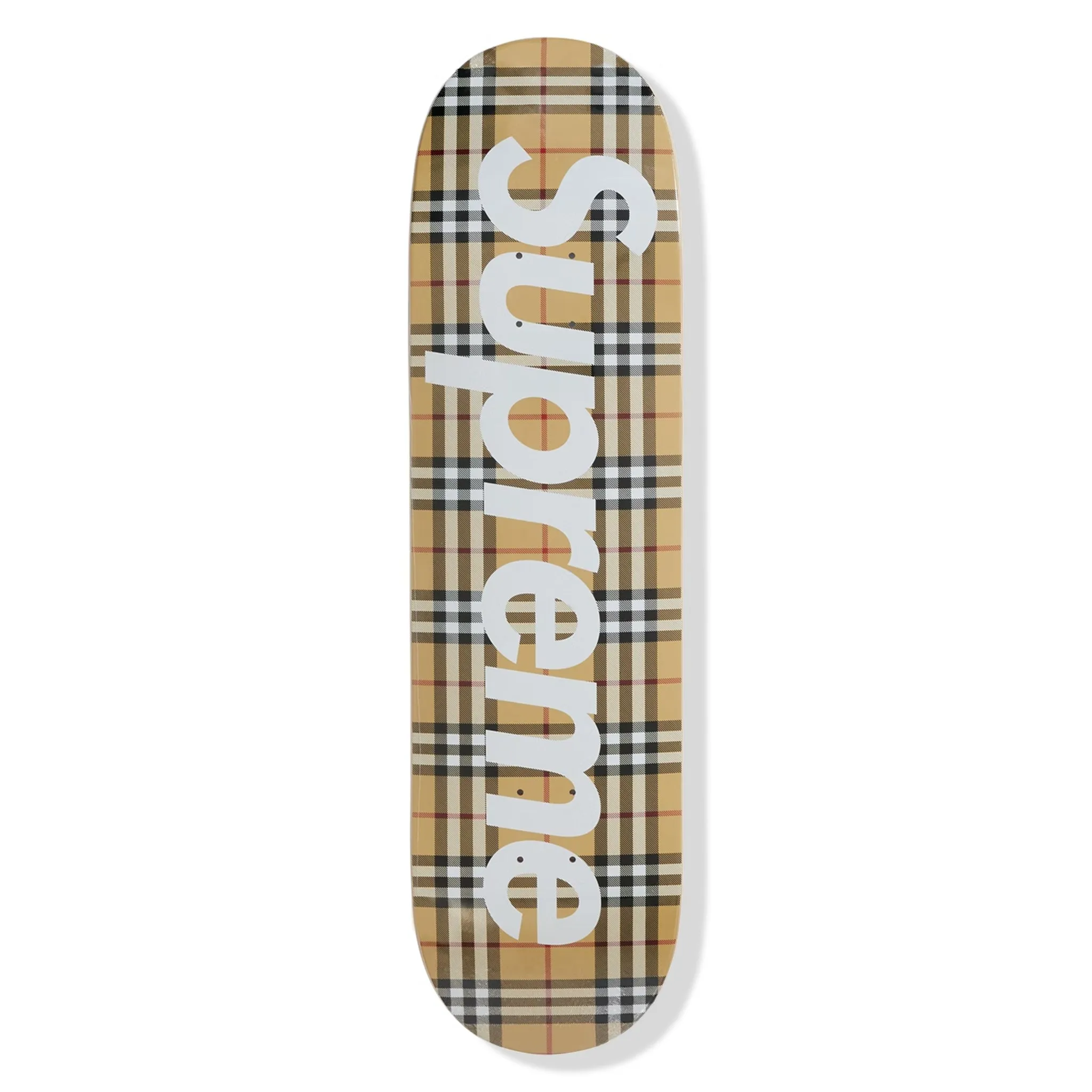 Supreme x Burberry Beige Skateboard Deck